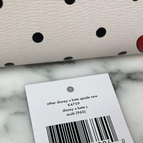 disney x kate spade new york other minnie mouse large continental wallet - Picture 6 of 10